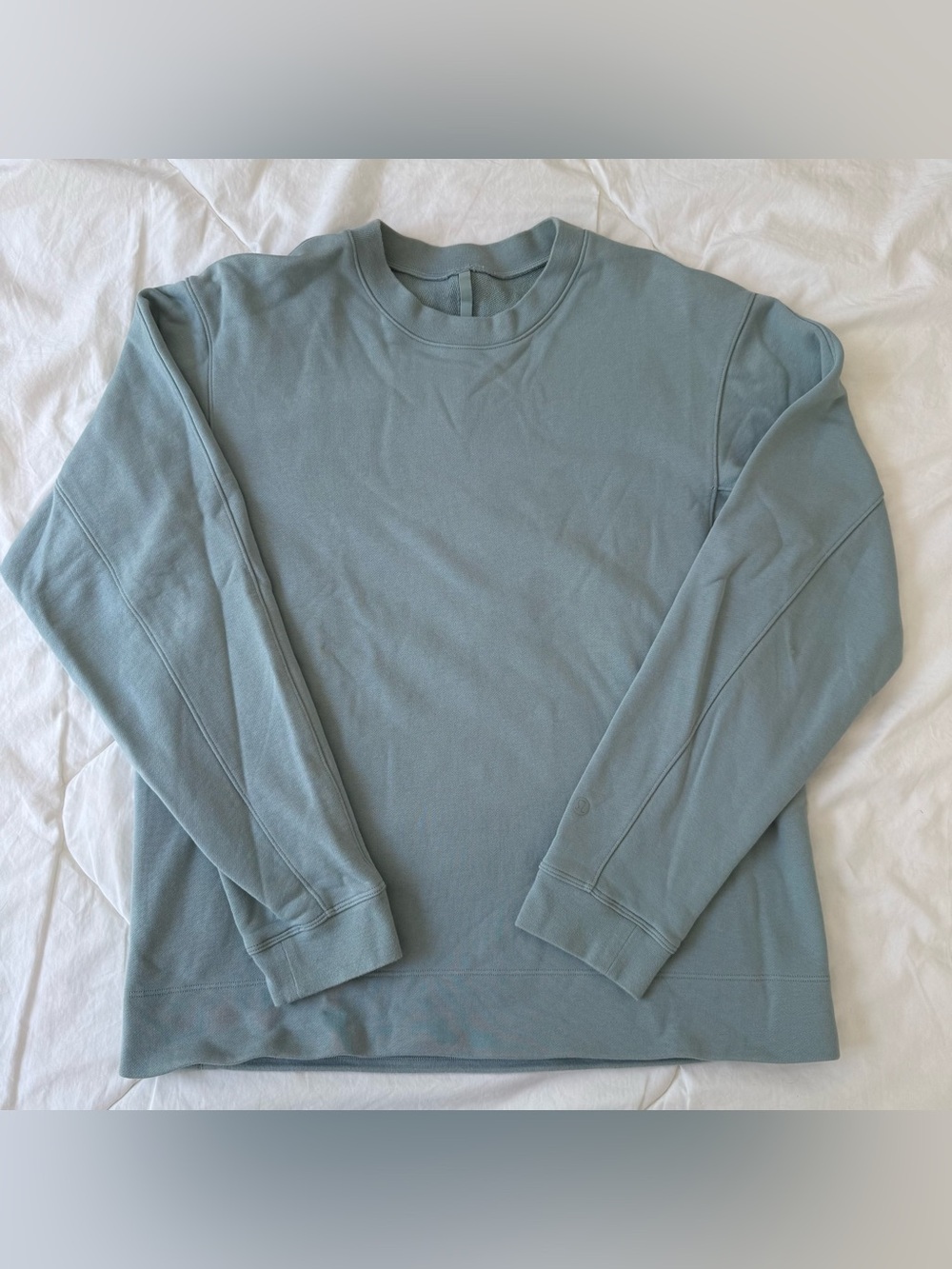 French Terry Oversized Long Sleeve Crew